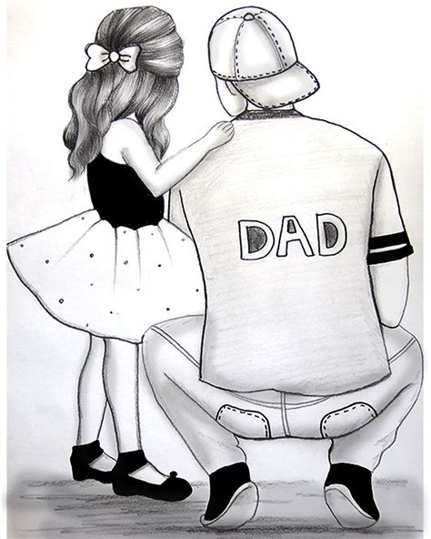 whatsapp dp for dad and daughter|Father Daughter Sketch Photos, Images & Pictures